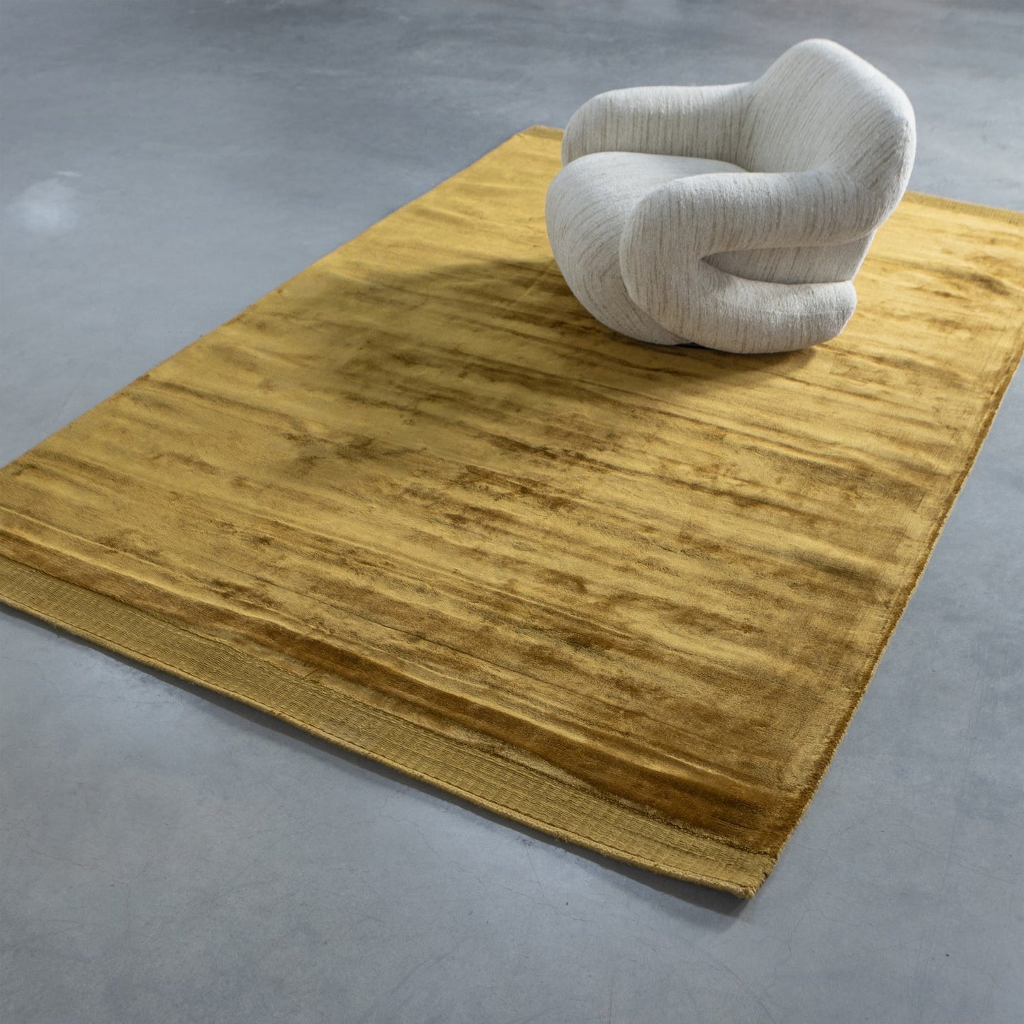 WOOOD Tammo vloerkleed 200x300 cm Honinggeel