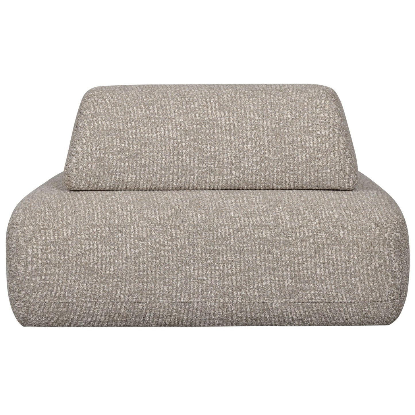 WOOOD Sterck fauteuil met verplaatsbare rug Naturel