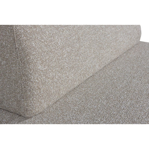 WOOOD Sterck fauteuil met verplaatsbare rug Naturel