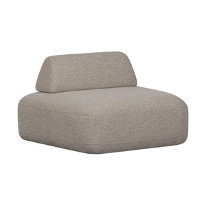 WOOOD Sterck fauteuil met verplaatsbare rug Naturel