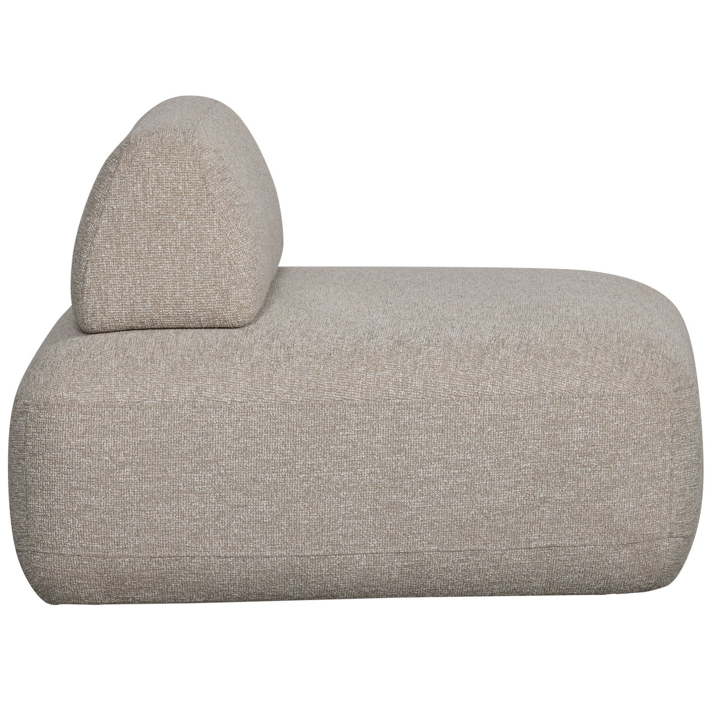 WOOOD Sterck fauteuil met verplaatsbare rug Naturel