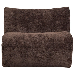 WOOOD Baggy 1-zitsbank chenille DonkerBruin
