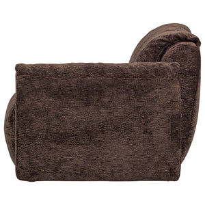 WOOOD Baggy 1-zitsbank met arm rechts chenille DonkerBruin
