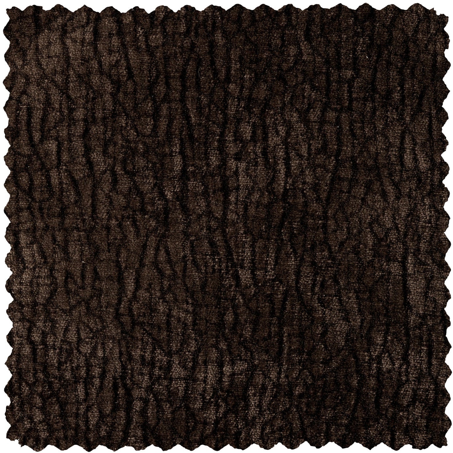 WOOOD Baggy hocker chenille DonkerBruin