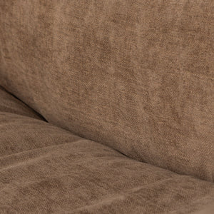 WOOOD Baggy 1-zitsbank chenille Bruin