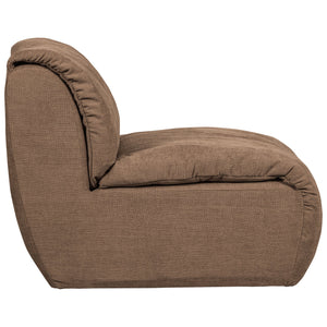 WOOOD Baggy 1-zitsbank chenille Bruin