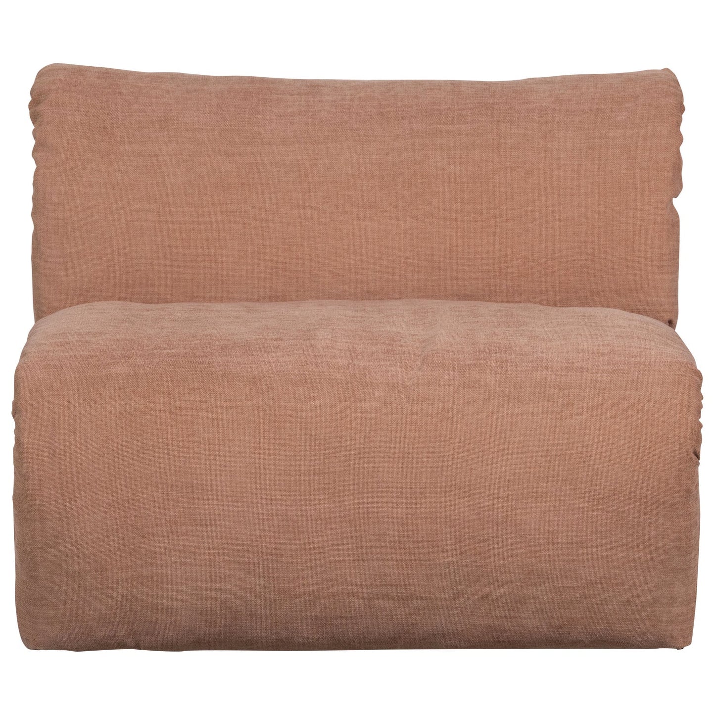 WOOOD Baggy 1-zitsbank chenille Oudroze