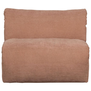 WOOOD Baggy 1-zitsbank chenille Oudroze