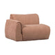 WOOOD Baggy 1-zitsbank met arm rechts chenille Oudroze