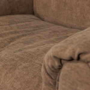 WOOOD Baggy Loveseat chenille Bruin
