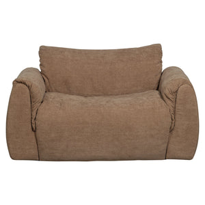 WOOOD Baggy Loveseat chenille Bruin
