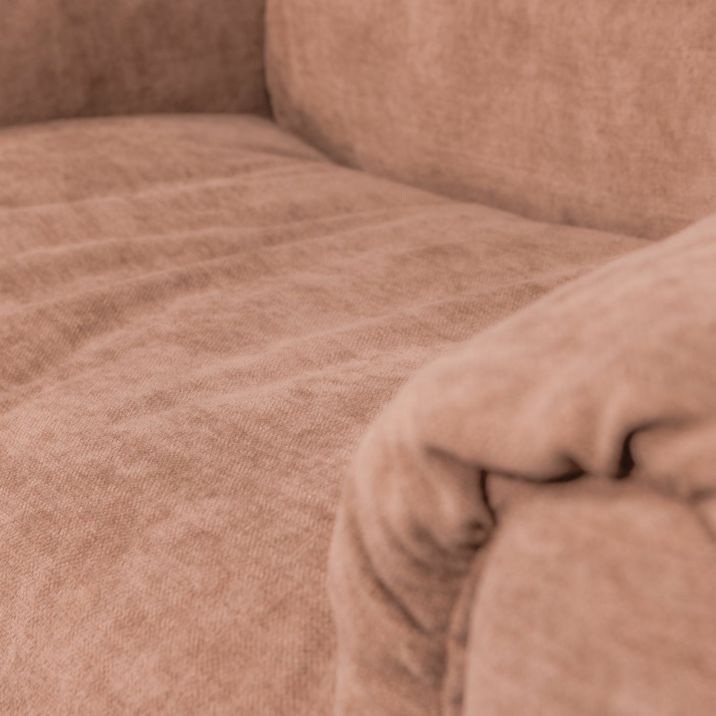 WOOOD Baggy Loveseat chenille Oudroze
