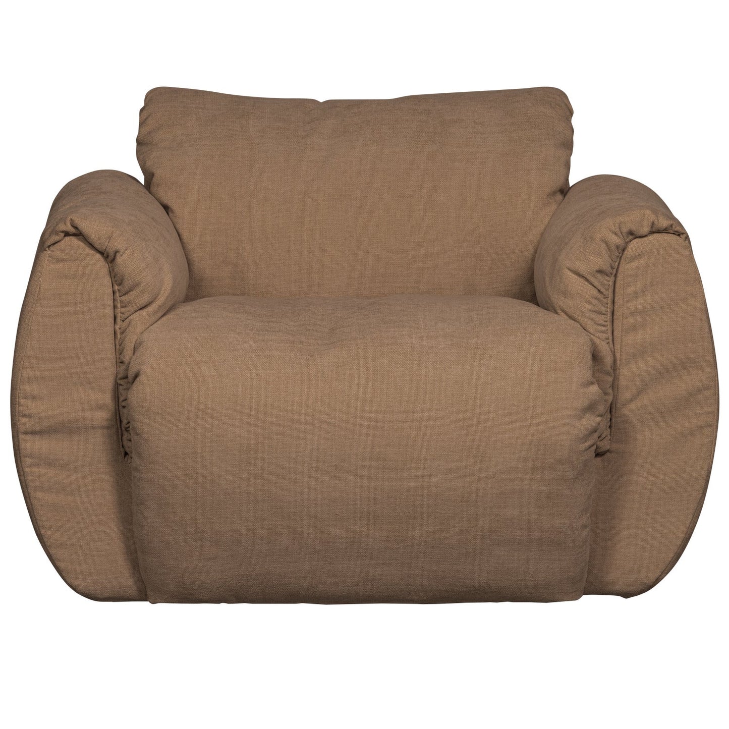 WOOOD Baggy draaifauteuil chenille Bruin