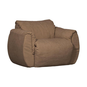 WOOOD Baggy draaifauteuil chenille Bruin