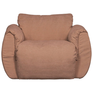 Woood Baggy draaifauteuil chenille Oudroze