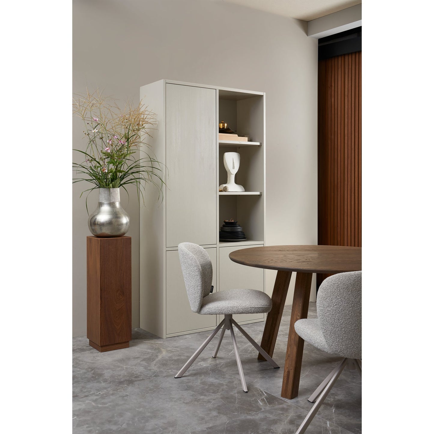 WOOOD Tablo eettafel Ø120 cm Cashmere Brown