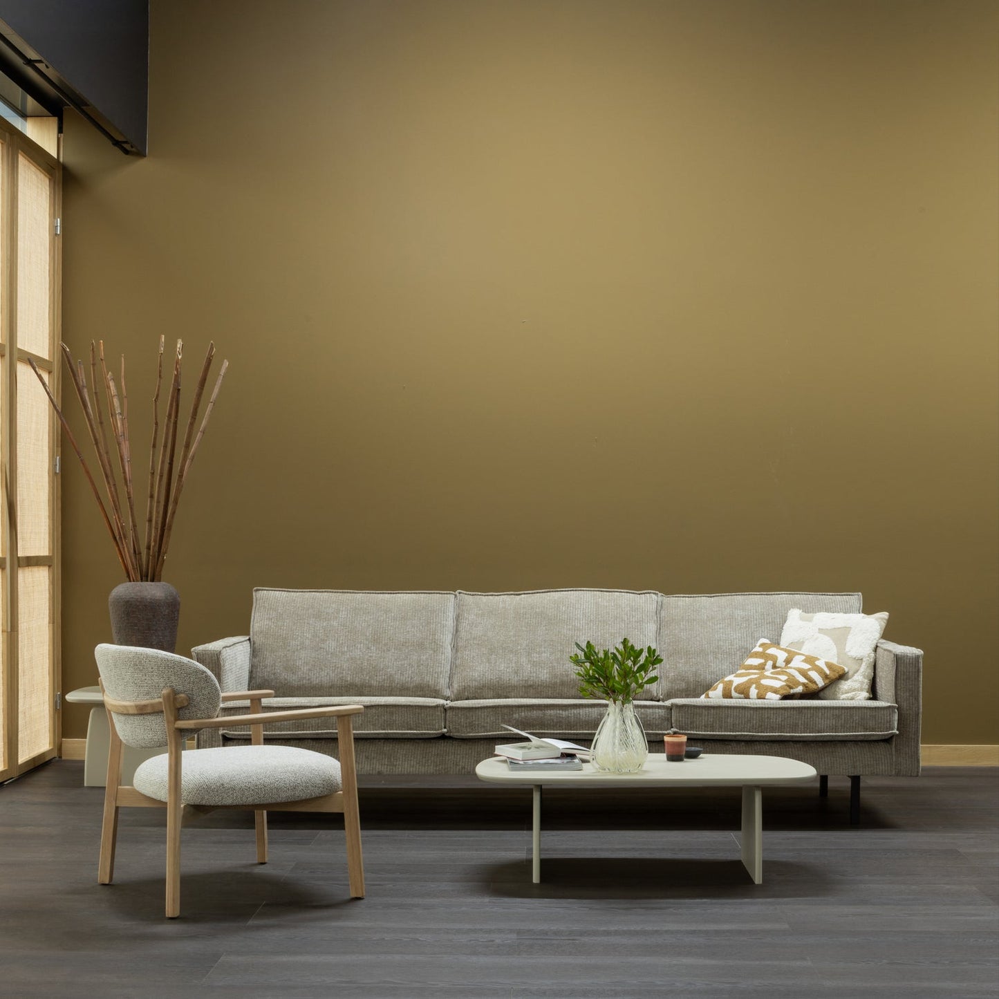 WOOOD Tablo salontafel 110 cm Dakargrau