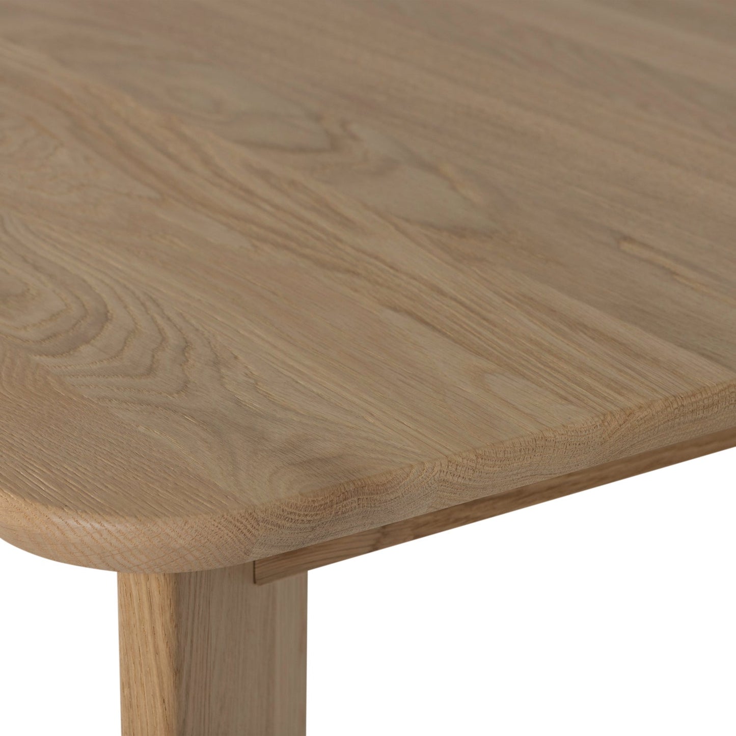 WOOOD Tablo eettafel rechthoek met afgeronde hoek 220x100 cm Transparant