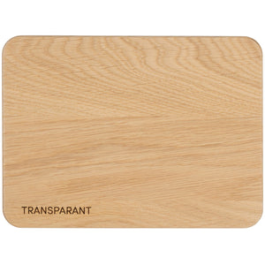 WOOOD Tablo eettafel rechthoek met afgeronde hoek 220x100 cm Transparant