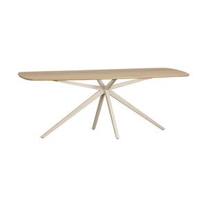 WOOOD Tablo eettafel Deens ovaal 220x100 cm Transparant grijs