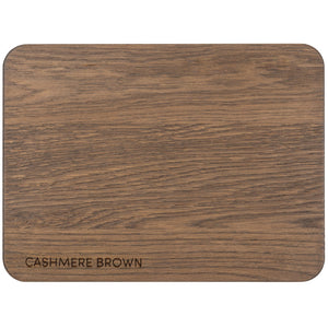 WOOOD Tablo eettafel Deens ovaal 220x100 cm Cashmere Brown zwart