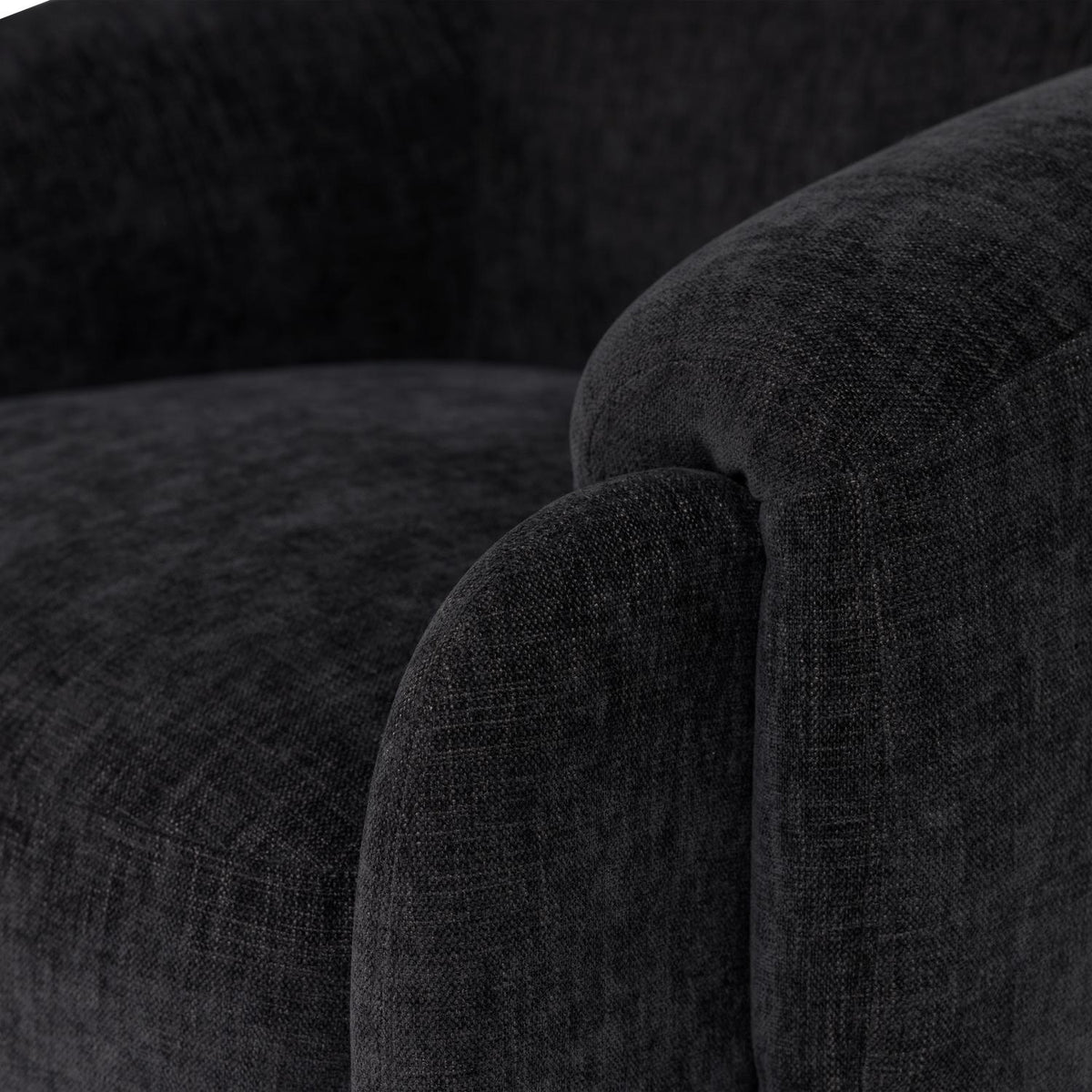 WOOOD Moru fauteuil chenille Denimblauw