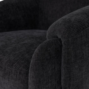 WOOOD Moru fauteuil chenille Denimblauw
