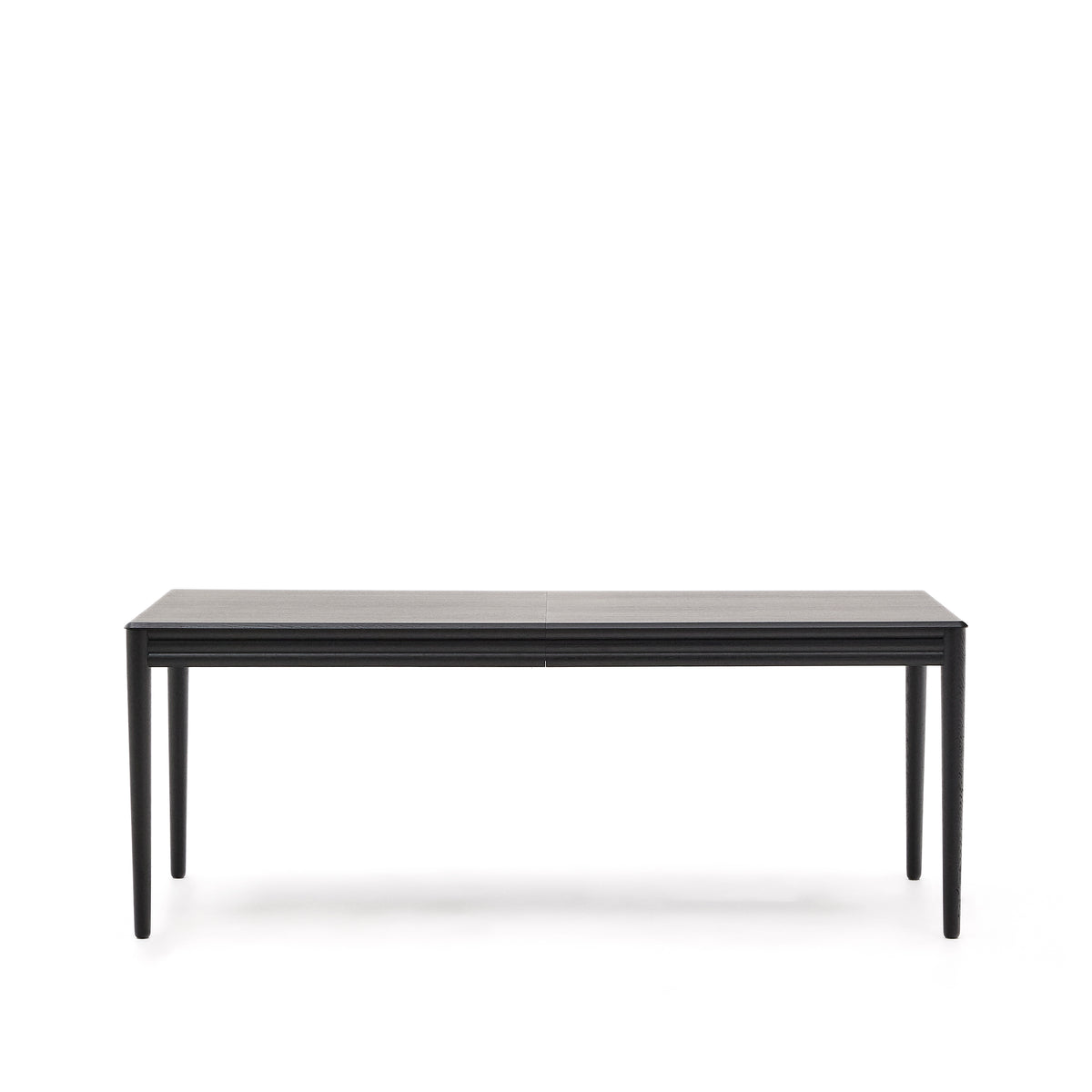 Kave Home Lenon eettafel uitschuifbaar rechthoek 200x90 cm Black