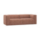WOOOD Bean 3,5-zits bank Terra melange