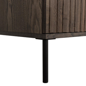WOOOD New Gravure tv-meubel 100 cm Espresso