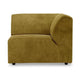 HKliving Jax bank right corner Royal Velvet Olive