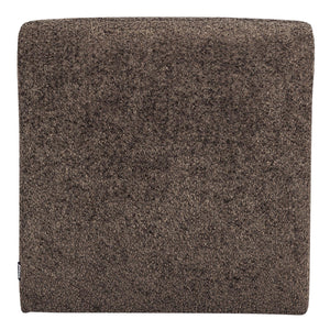 WOOOD Mojo Base eetkamerbank 84 cm met rugleuning wollig Bruin