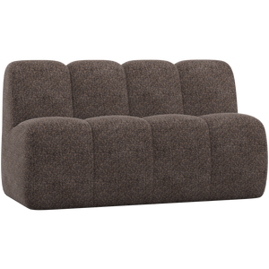 WOOOD Mojo eetbank 164 cm met rugleuning Wollig Bruin