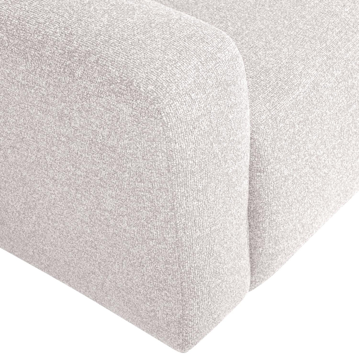 WOOOD Mojo Base 1-zits bank arm links bouclé Ecru