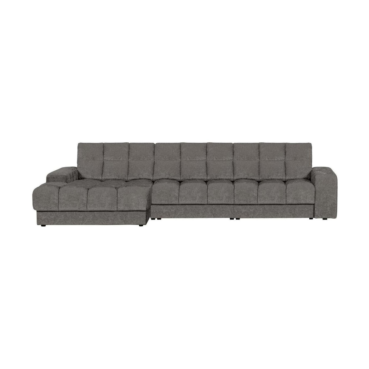 WOOOD Second Date chaise longue bank links velvet Grijs