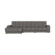 WOOOD Second Date chaise longue bank links velvet Grijs