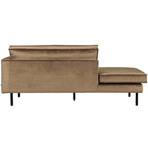 WOOOD Rodeo daybed rechts velvet Taupe
