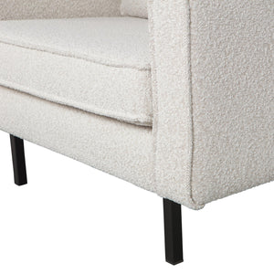 WOOOD Rodeo fauteuil bouclé Naturel