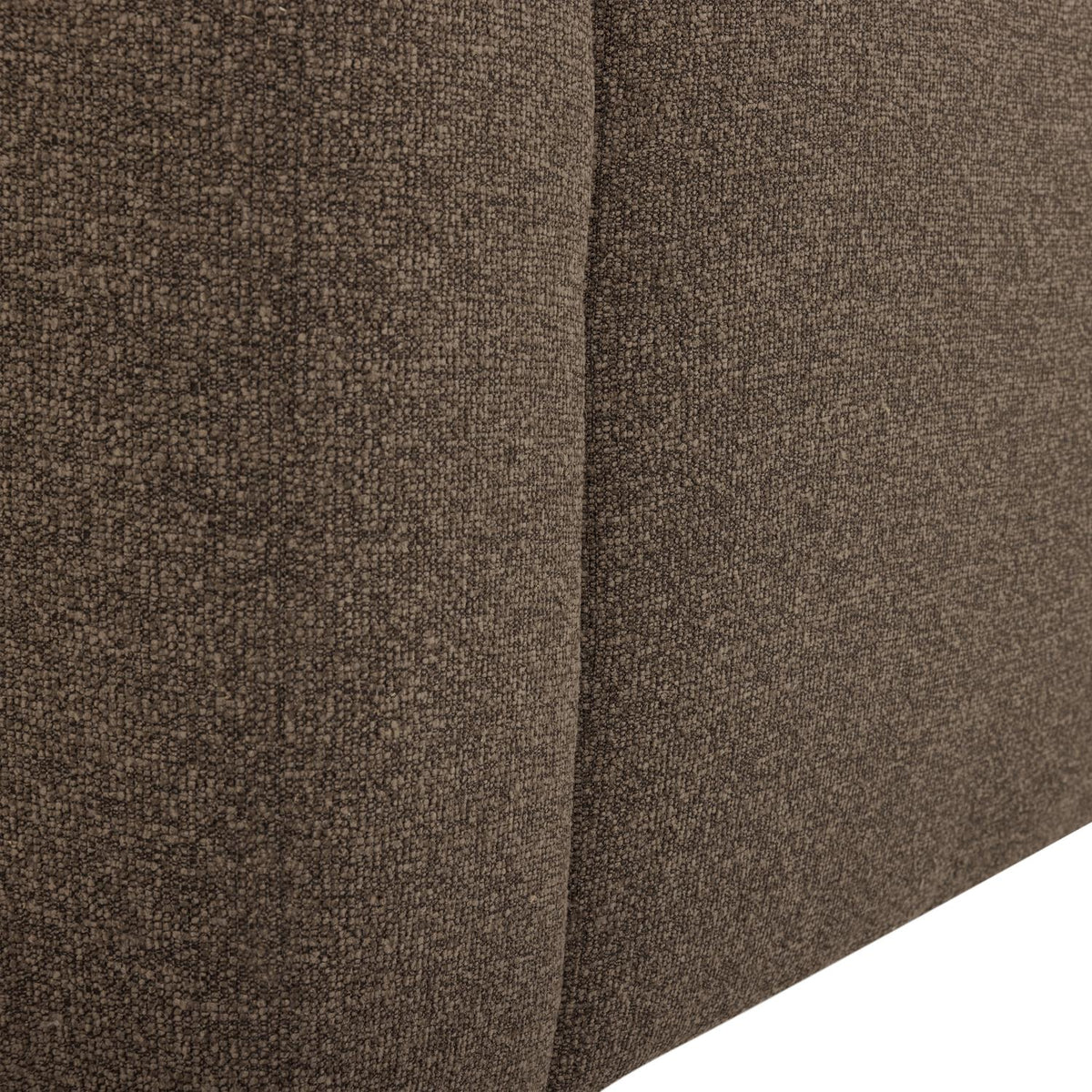 WOOOD Mojo Base 1-zits bank arm rechts bouclé Bruin