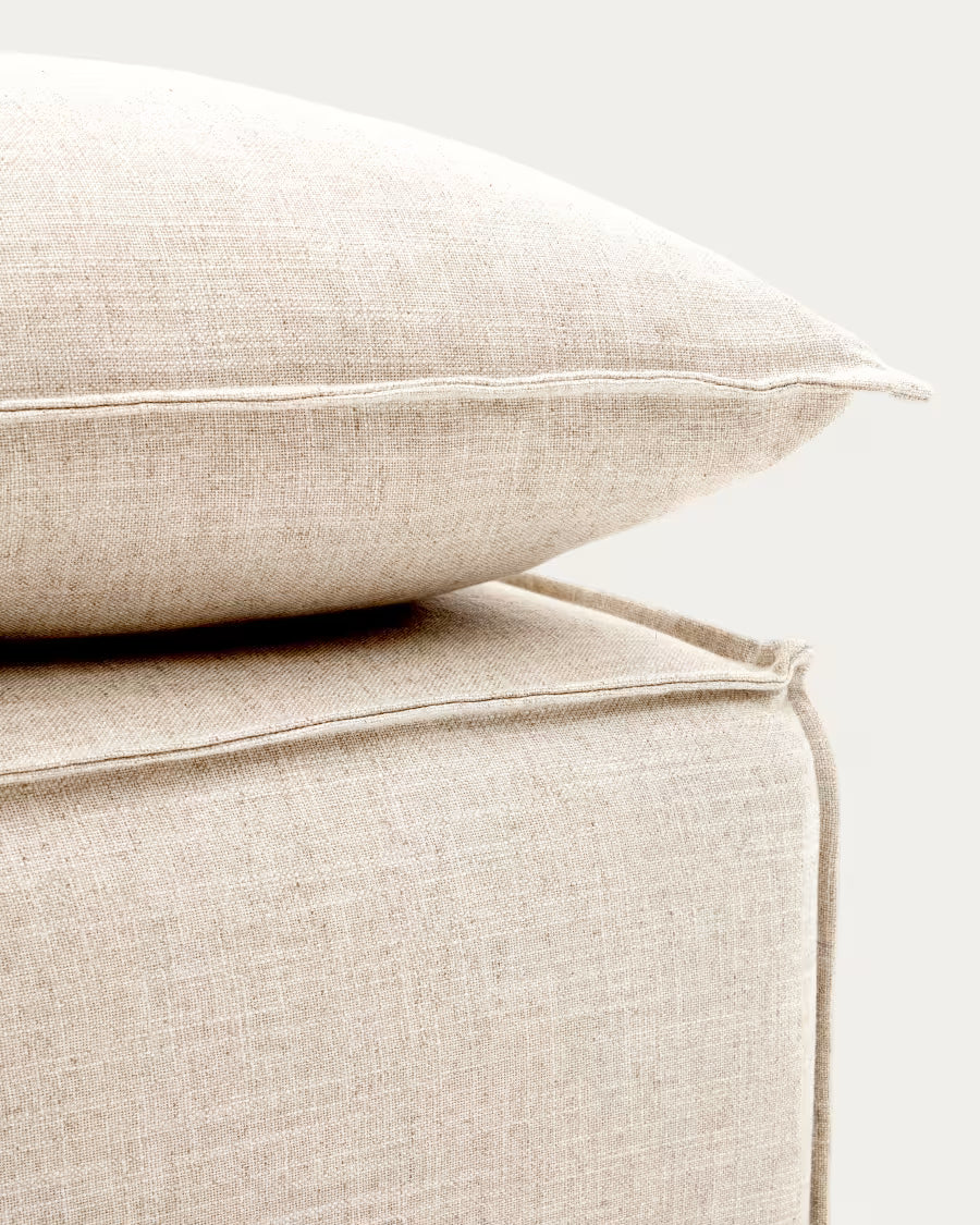 Kave Home Anarela voetenbank Iboni Beige
