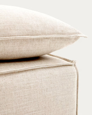Kave Home Anarela voetenbank Iboni Beige