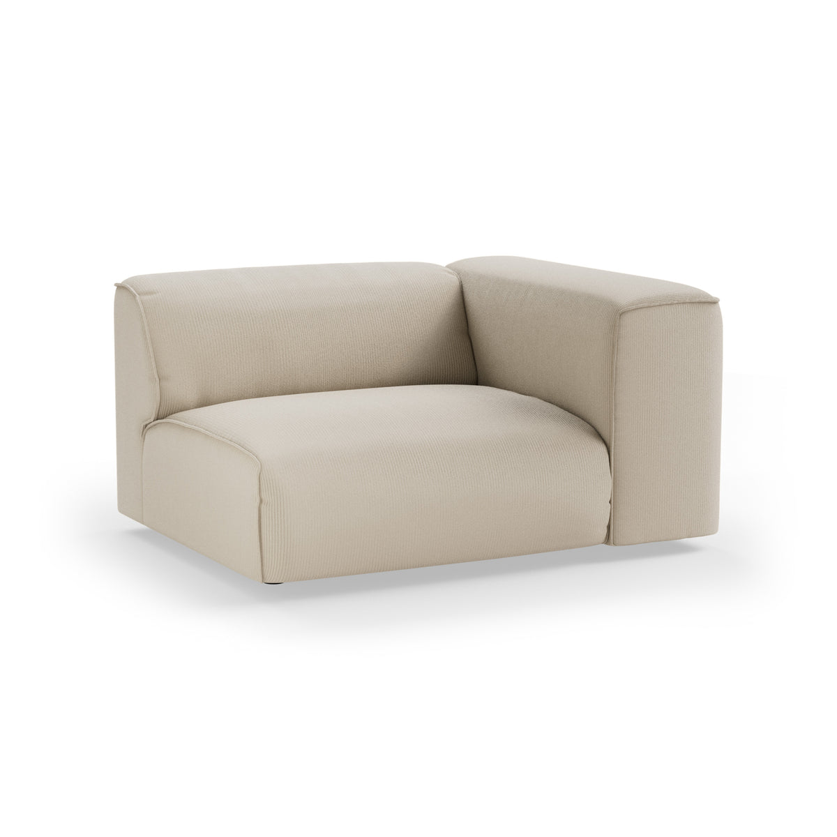 HKliving Flake bank right 1,5-seat Corduroy Rib Hay