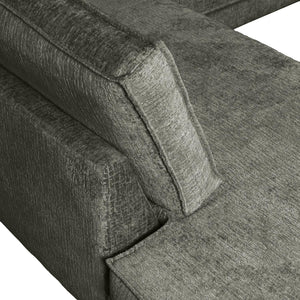 WOOOD Rodeo hoekbank links velvet Frost