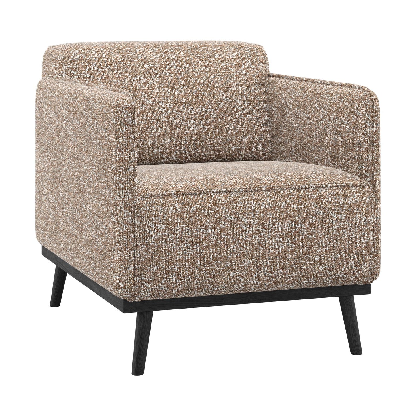 WOOOD Statement fauteuil met arm Lichtbruin Melange