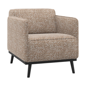 WOOOD Statement fauteuil met arm Lichtbruin Melange