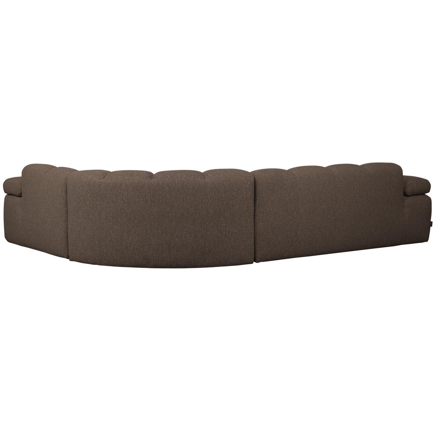 WOOOD Mojo hoekbank rechts bouclé Bruin Melange