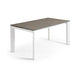 Kave Home Axis eettafel uitschuifbaar 140/200x90 cm Bruin/Wit