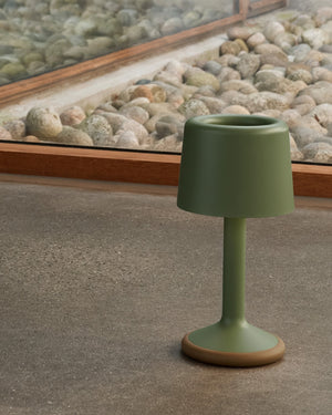 Houe Luu portable lamp Olijfgroen
