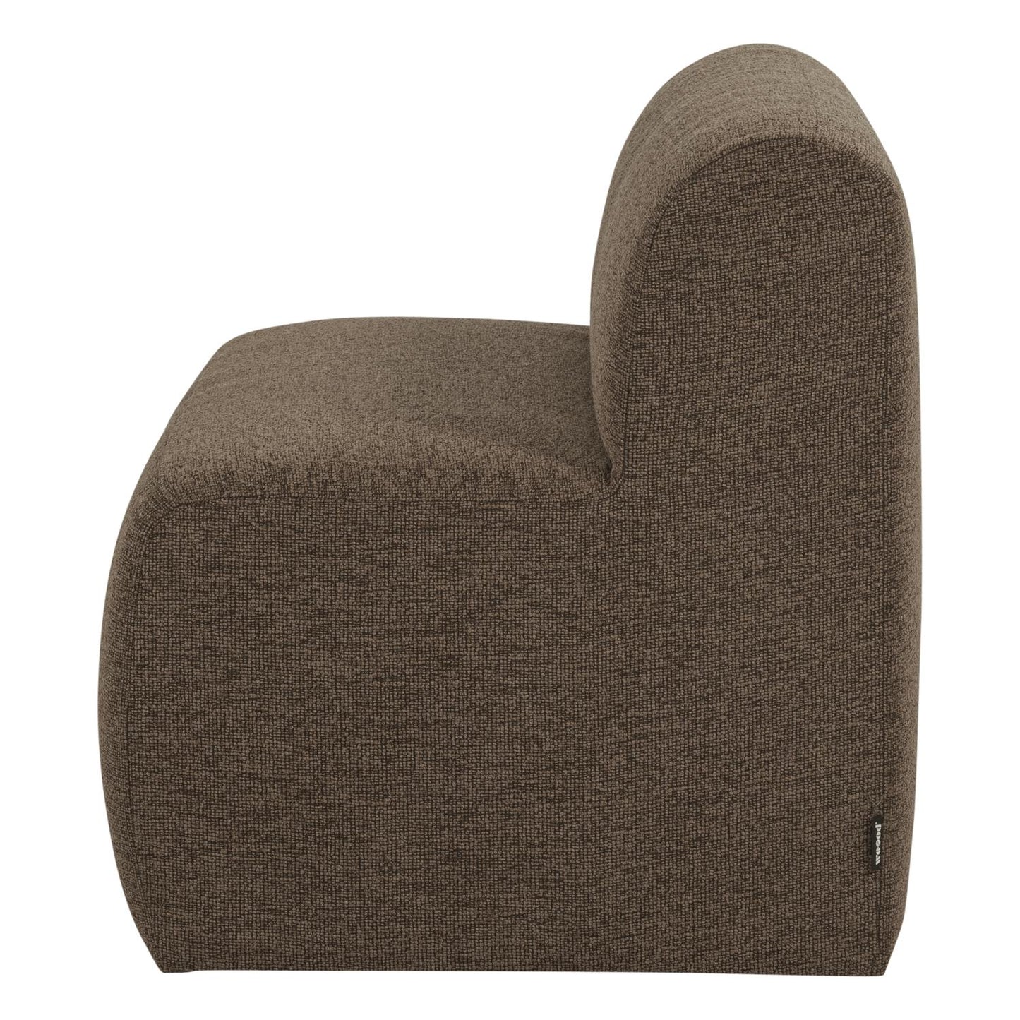 WOOOD Mojo Base eetkamerbank 164 cm bouclé Bruin