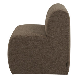WOOOD Mojo Base eetkamerbank 164 cm bouclé Bruin